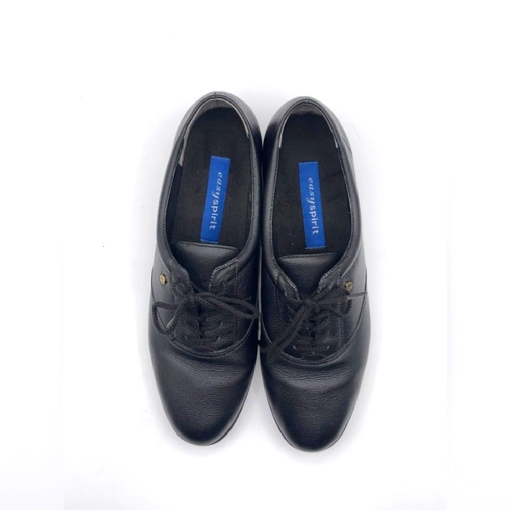 Easy Spirit Motion Leather Oxford Shoes Black US Women's Size 9.5